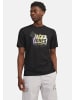 Jack & Jones T-Shirt 'Map Summer' in schwarz