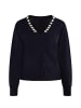 Albee Women Cardigan Mit Perlen in Schwarz