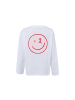armedangels Langarmshirt Fietaa Smile in ecru rosa - 0002
