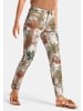 PETER HAHN Hose Trousers in BEIGE/MULTICOLOR