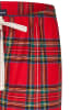 Happy Shorts Pyjamahose Christmas in rot kariert