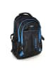 Bag Street Sportrucksack, Freizeitrucksack Synthetik schwarz, blau ca. 30cmx46cm hoch