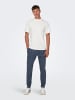 Only&Sons Stoffhose Karierte Stretch Chino Trousers ONSMARK in Blau