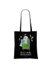 Mr. & Mrs. Panda Tote Bag Gespenst  Buch  mit Spruch in Schwarz