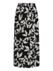 Kaffe Rock KAedita A-shape in Black Chalk Leaves