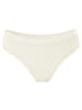 Yenita® String-Tanga mit Spitze Ribbed Collection in weiss