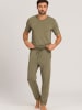 Hanro Sweatpants Casuals in moss melange