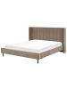 Beliani 2-tlg Doppelbett VILLETTE in Beige/Gold