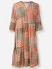 WITT WEIDEN Druckkleid in papaya-khaki-bedruckt