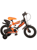 Volare Kinderfahrrad Sportivo Jungen 12 Zoll Kinderrad Neon Orange Schwarz 3 Jahre