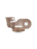 Seltmann Weiden 6er Set Espressotasse mit Untertasse Liberty Pure Colors 90 ml in Cocoa Brown