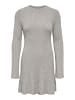 ONLY Strickkleid in Medium Grey Melange