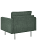 Beliani Sessel BREDA in Grün/Schwarz - (W) 100 x (H) 85 x (L) 85 cm