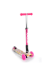 Apollo LED Kinderscooter " Kids Whiz Pink Flower " in mehrfarbig