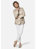 GOLDNER Leichte Steppjacke mit vielen Details in beige