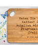 Mr. & Mrs. Panda Vesperbrett Spruch Programmierer Kaffeezeit mit... in Braun