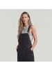 G-Star Raw Skater Maxi Dungaree Kleid worn in oyster shell