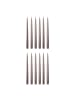 Butlers Zwillingskerze TWIN FLAME 12er-Set in Taupe