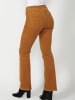 KOROSHI LANGE HOSE JEANS GLOCKE in beige