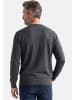Redmond Pullover Basic in Rot / dunkelgrau