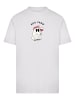 F4NT4STIC T-Shirt Boo Crew Drinking Geist Halloween in weiß