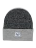 Herschel Elmer Beanie - Mütze in heather black/heather light grey