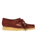 Clarks Schnürschuhe Wallabee. Deep Red Sde in 5294 Deep Red Sde