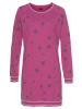 VIVANCE DREAMS Sleepshirt in bordeaux-gemustert