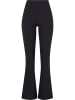 Urban Classics Urban Classics Ladies Flared Leggings Rib Ladies Flared Leggings Rib in black