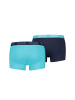 Puma Boxershorts PUMA BASIC TRUNK 2P in 005 - Aqua / Blue