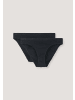 Hessnatur Slip Low Cut 2er-Set in schwarz