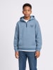 Petrol Industries Melierter Hoodie mit kurzem Reißverschluss Ironpark in Blau