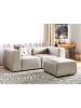 Beliani Ottomane FALSTERBO in Beige - (W) 75 x (H) 44 x (L) 74 cm