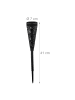 relaxdays 8 x Solarlampe in Schwarz