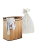 relaxdays Wäschekorb in Natur - (B)52 x (H)60 x (T)32 cm