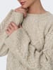 JACQUELINE de YONG Pullover Knit Fit Langarm Strickpullover Rundhals in Braun-4