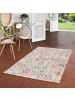 Pergamon Kurzflor Designer Teppich Modern Vintage Orient Muster in Creme