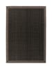 Flachgewebe Teppich Saliha 125 in Anthrazit Schwarz