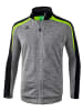 erima Liga 2.0 Trainingsjacke Mit Kapuze in grau melange/schwarz/green gecko