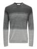 ONLY & SONS Strickpullover in Light Grey Melange