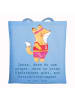 Mr. & Mrs. Panda Tote Bag Leichtathletik Trainerin Inspiration m... in Sky Blue