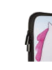 Mr. & Mrs. Panda Notebook Tasche Einhorn Vegan Design mit Spruch in Weiß