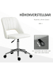 Vinsetto Bürostuhl-49B x 60T x 79-91H cm-Cremeweiß