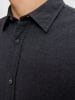 Jack & Jones Hemd in Dark Grey Melange