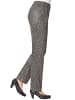 WITT WEIDEN Jerseyhose in taupe-gemustert