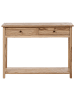 Beliani Konsolentisch SALTON in Braun - (W) 100 x (H) 74 x (L) 31 cm
