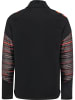 Hummel Halbreißverschluss Sweatshirt Daumenlöcher Hmlblaze Multisport Kinder in BLACK/ORANGE