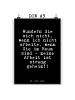 Mr. & Mrs. Panda Poster Wundern Sie sich nicht,... mit Spruch in Schwarz