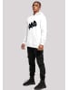 F4NT4STIC Hoodie DC Comics Batman Logo in weiß