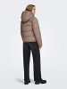 ONLY Daunenjacke in Taupe Gray